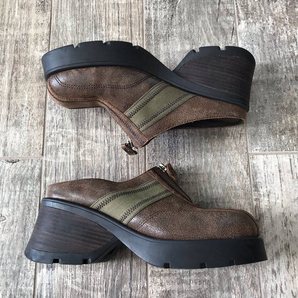 Platform Mules Clogs Chunky Heel Hotkiss Mandy